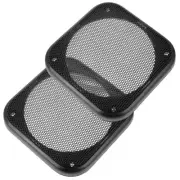 2 Pcs Square Horn Mesh Cover Outdoor Speakers Car Subwoofer Accessories