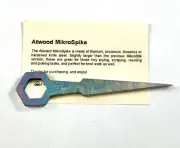*NEW* Peter Atwood Zirconium Titanium Damascus Zircuti MikroSpike RARE