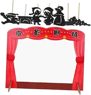 1 Set Puppet Theater Kit DIY Shadow Puppets Interactive Storytelling Props for Family Fun Engaging Shadow Shows Games
