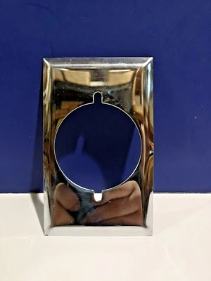 Perfect Line Polished Chrome Steel Single Gang Flush Dryer Wall Plate SP8R NEW