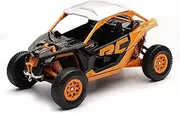New-Ray Toys 1:18 Scale Can Am Maverick X3 XRC Turbo (Orange Crush),Orange/Black