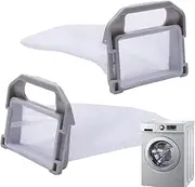 Generic Washing Machine Lint Remover - Filter, Gray, ABS, Manual, 2-Pack