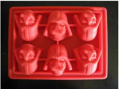 STAR WARS DARTH VADER SILICONE CANDY CHOCOLATE FONDANT MOLD ICE TRAY