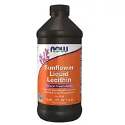 Now Foods Sunflower Liquid Lecithin, 16 Fl Oz (Pack of 2)
