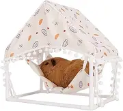 Guinea Pig shelter | Bunny Houses and Hideouts - Guinea Pig House, Breathable Hamster Hiding Place Hamster Hut, Lightweight Hamster Habitat Hamster Shelter House for Small Animals