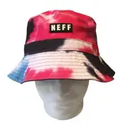 NEFF Faded Tie Dyed Men's Bucket Hat OSFM 100% Cotton