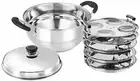 Stainless Steel Induction Bottom Multi Kadai with 5 plates US