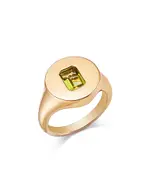 Bloomingdale's Fine Collection 14K Yellow Gold Peridot Pinky Ring