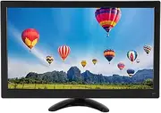 15.6 PC Monitor, 1920x1080 Kitchen Monitor, LED Monitor Build in Speaker, with VGA HDMI AV BNC USB, External Display for FireStick, Computer, Laptop, RasPi (AU Plug 100‑240V)