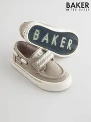 Baker by Ted Baker Boys Canvas Boat Shoes (E46130) | $74
