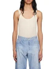 Bottega Veneta Sleevless T-Shirt S,L,M White