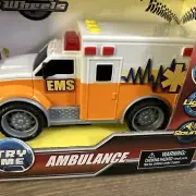 Ems Ambulance Lazer Wheels Real Truck Sounds Lights Wheel (NEW)