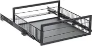L.T. Williams Black Pull Out Bottom Mount Gliding Wire Basket 54.5cm