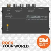 Behringer Microphono PP400 Ultra-Compact Phono Preamp PP-400 - Brand New