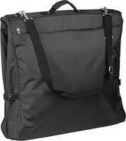 [Wally Bags] 45" Premium Framed Garment Bag with Shoulder Strap and Multiple Pockets