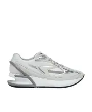 White fabric low-tops 36,40 Gray