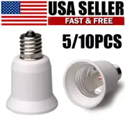 5/10PCS Light Bulb Socket Standard Medium Base E17 to E26/E27 Converter Adapter