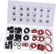 CATIEBYE 141pcs High Temperature Seal Gasket Washer Assortment Kit for Plumbing and Repair Accessories Rubber Gasket Assortment for Garden Hose Usage