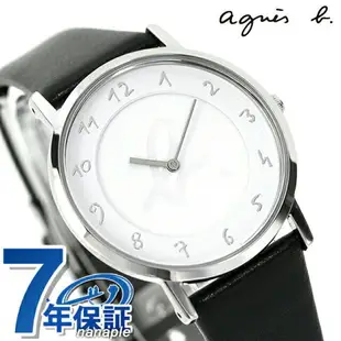 マルチェロ 品牌日本上陸40周年記念限定 クオーツ 手錶 女錶 女用 数量限定モデル agnes b. FCSK746 アナログ 白 ブラック 黒 記念品