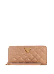 GUESS Women's Beige Giully Large Wallet
