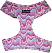 Dan & Sam Disco Party Dog Harness - Small, Reflective, Adjustable, Comfortable, Ideal for Small Breeds, Secure Fit for Active Dogs, Stylish & Durable Pet Accessory