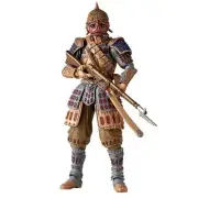 Takeya-Style Free-Formed Ornament Tokihei 2 Painted Movable Figure, Total Height