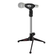 5Core Desktop Mic Stand Tripod Universal Desk Microphone Holder Table Top Stand