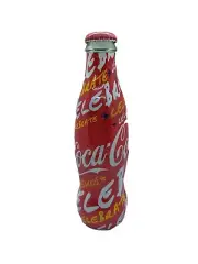 2009 COCA COLA WRAPPED Celebrate GLASS COCA COLA BOTTLE