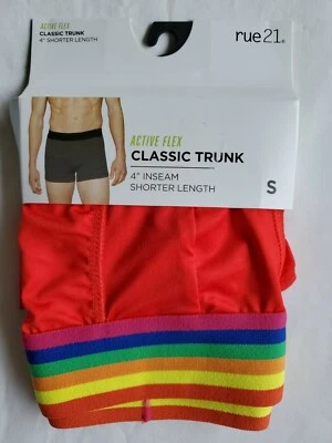 rue21 Active Flex Trunk Shorter length 4" Inseam Red,Small