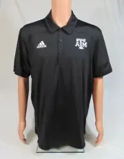 Adidas Texas A&M Aggies Climalite On Field Polo Golf Shirt Sz L NEW GE1756 RARE