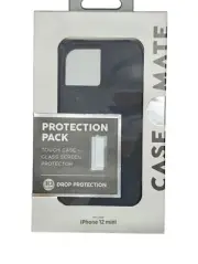 i8. Case-Mate Protection Pack Case & Screen Protector for iPhone 12 Mini, In Blk