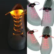 Bright LED Light Up Shoelaces Glows in Dark Laces for Festivals and Camping Trip