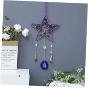 Amethyst Star Dream Catcher Tree of Life Dream Catchers for Room Purple