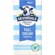 Devondale 100% Pure Full Cream Long Life Milk UHT 150mL