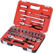 Sidchrome Set 61 Piece Metric/Imperial 1/2 Drive Socket Set SCMT10801