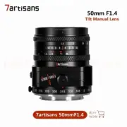 7artisans 50mm F1.4 Tilt Lens Manual Lens Large Aperture APS-C Tilt for Sony E