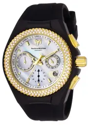 TechnoMarine Women's TM-117046 Cruise Valentine 40mm gold w/ 3 straps & covers