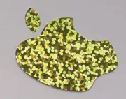 Glitter Gold Color Changer Logo Overlay for the new Apple Retina 12" Macbook