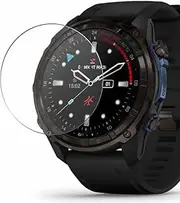 Puccy 3 Pack Tempered Glass Screen Protector, compatible with Garmin Descent Mk3i 51mm Protectors Guard
