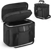 AZURAOKEY Power Station Carrying Case Compatible with ECOFLOW River 3, Travel Storage Bag with Shoulder Strap & Handle for Solar Generator Delta 2, Ideal for Camping and Outdoor Activities
