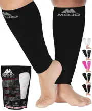 Mojo - Compression Socks Footless for Women and Men 20-30mmHg - Opaque Compre...