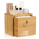 Disposable Face Towel with Bamboo Drawer Storage Box - Face Towelettes Dispos...