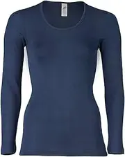 [Engel] Natur, Women's Long-Sleeved Undershirt, 70% Wool (kbT), 30% Silk