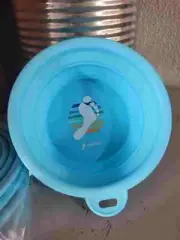 NWT Collapsible Pet Bowl: portable travel water dog bowl/dish: Set of 3