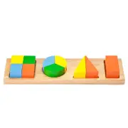 Shape Fraction Board 3018B - Wooden Educational Toy