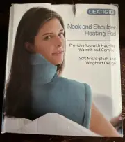 Neck and Shoulder Heating Pad With Soft Plush Weighted Design New In Orig. Box