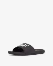 KID'S PUMA *COOL CAT DRIP BX PS SLIDES* BLACK/WHITE SIZE 12 C
