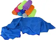 Pack of 5 Cooling Towels, Quick Cooling Towels for Neck and Face, Sweatbands, Cooling Towels, The Coolest Thing is This Gym Towel, Sports Towel to Absorb Sweat. /681(Blue,Cans)