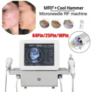 Skin Care Device 2in1 Fractional Beauty Machine with Cartridges Head Cold Hammer