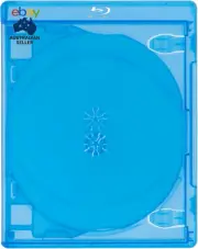 COMCOM BD Case (Blu-Ray Case) Holds 3 Cards, Includes Bluray Logo (Set of 5)